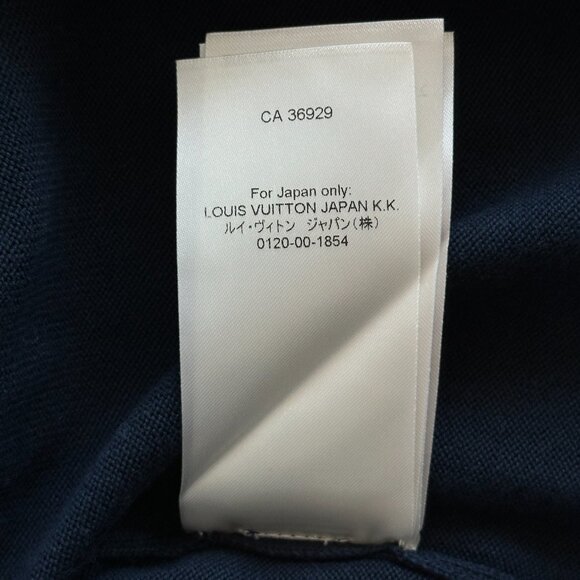 Louis Vuitton Nigo Navy Heart Intarsia T-Shirt - Picture 8 of 8